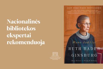 Ruth Bader Ginsburg knygos „Mano žodžiai“ pristatymas 
