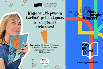 Agnės Gintalaitės knygos „Nepatogi karūna“ pristatymas ir kūrybinės dirbtuvės!