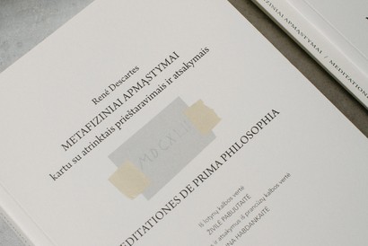 Naujo René Descartes’o knygos „Metafiziniai apmąstymai“ vertimo pristatymas